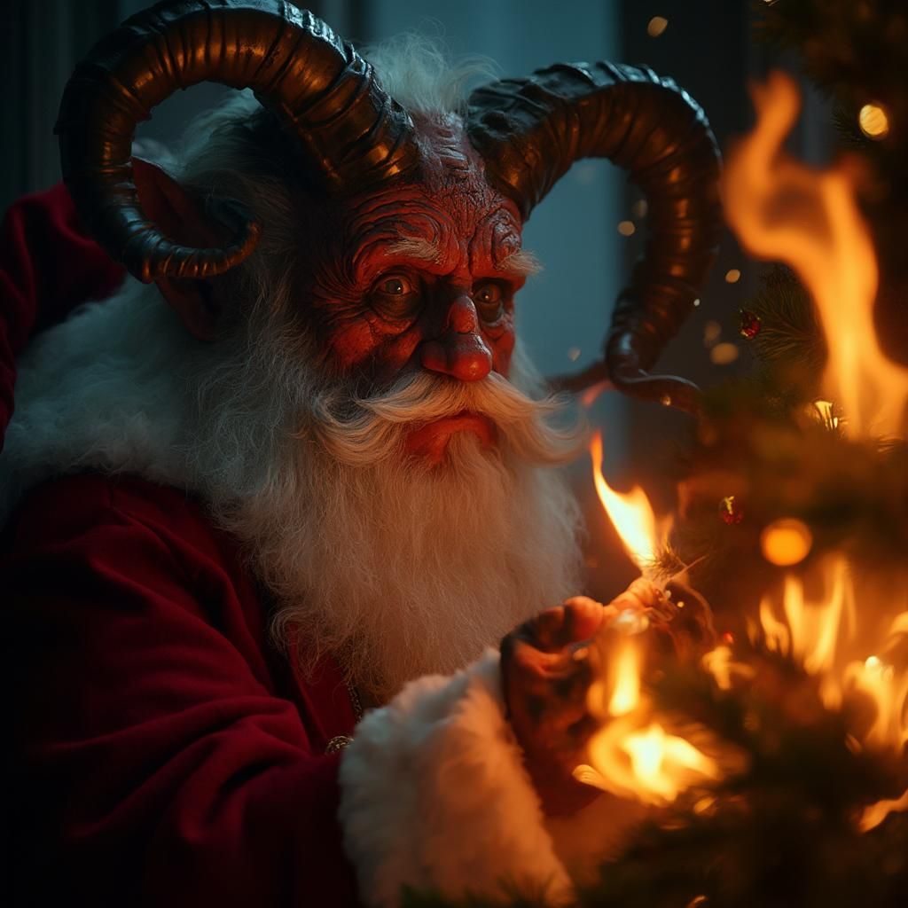 Creepy creative fictional fantasy horror art portrait of an ...