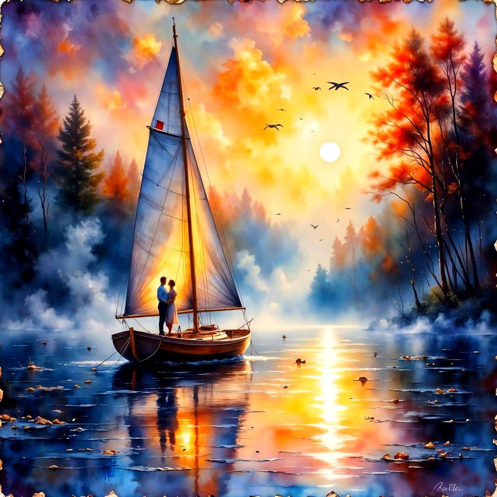 ‘A Sailboat in the Moonlight, a Heaven Just for Two’
