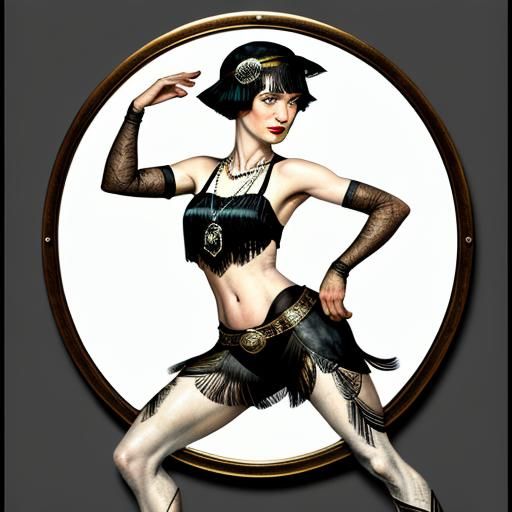 Flapper woman 1920