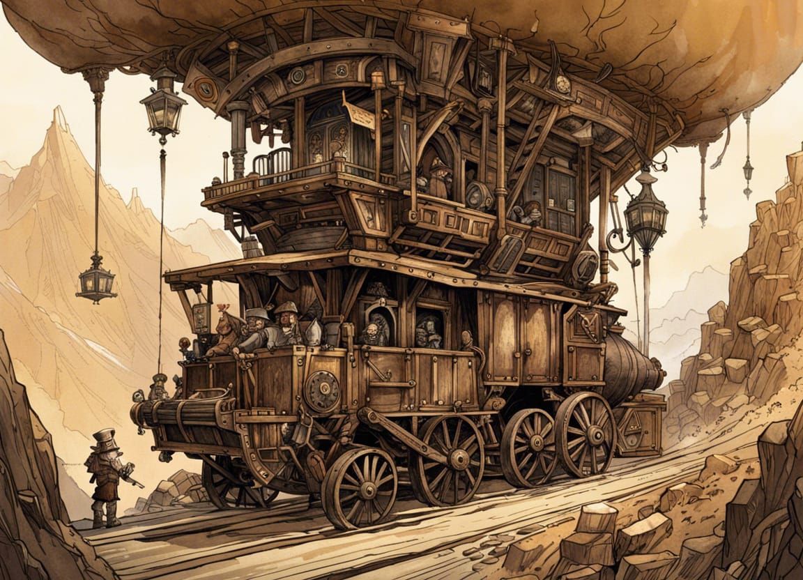 Steam cart  by @Albatenente
