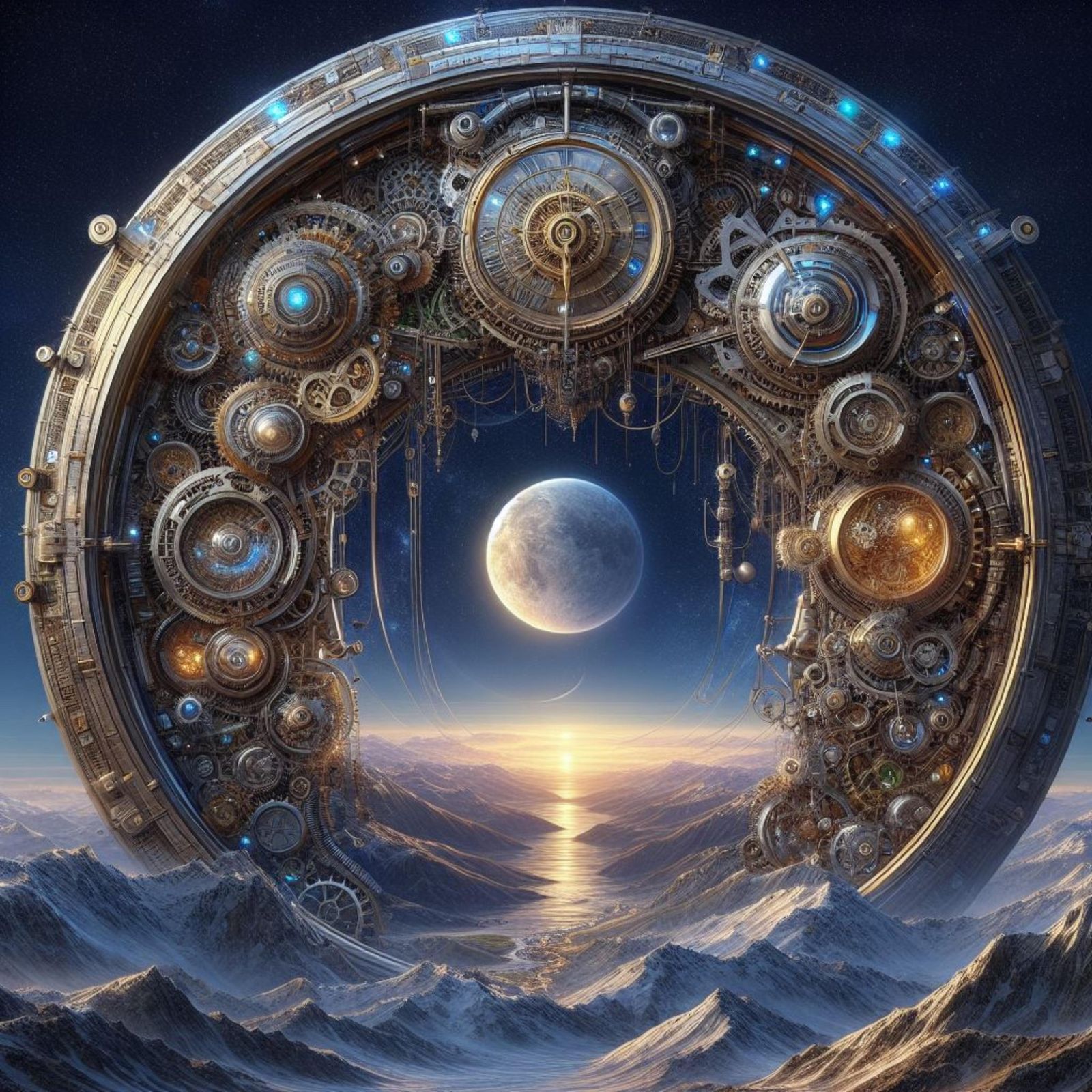 Creating the moon