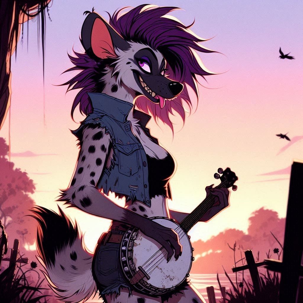 Rascally Cartoon Scuzz (with a Banjo)