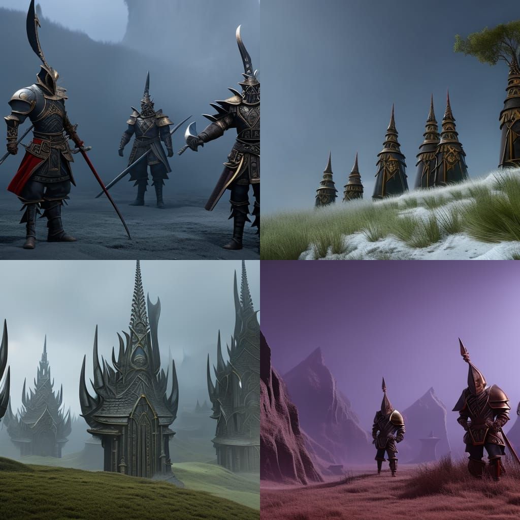 Snail warriors in Gothic armors AI Generated Artwork NightCafe Creator