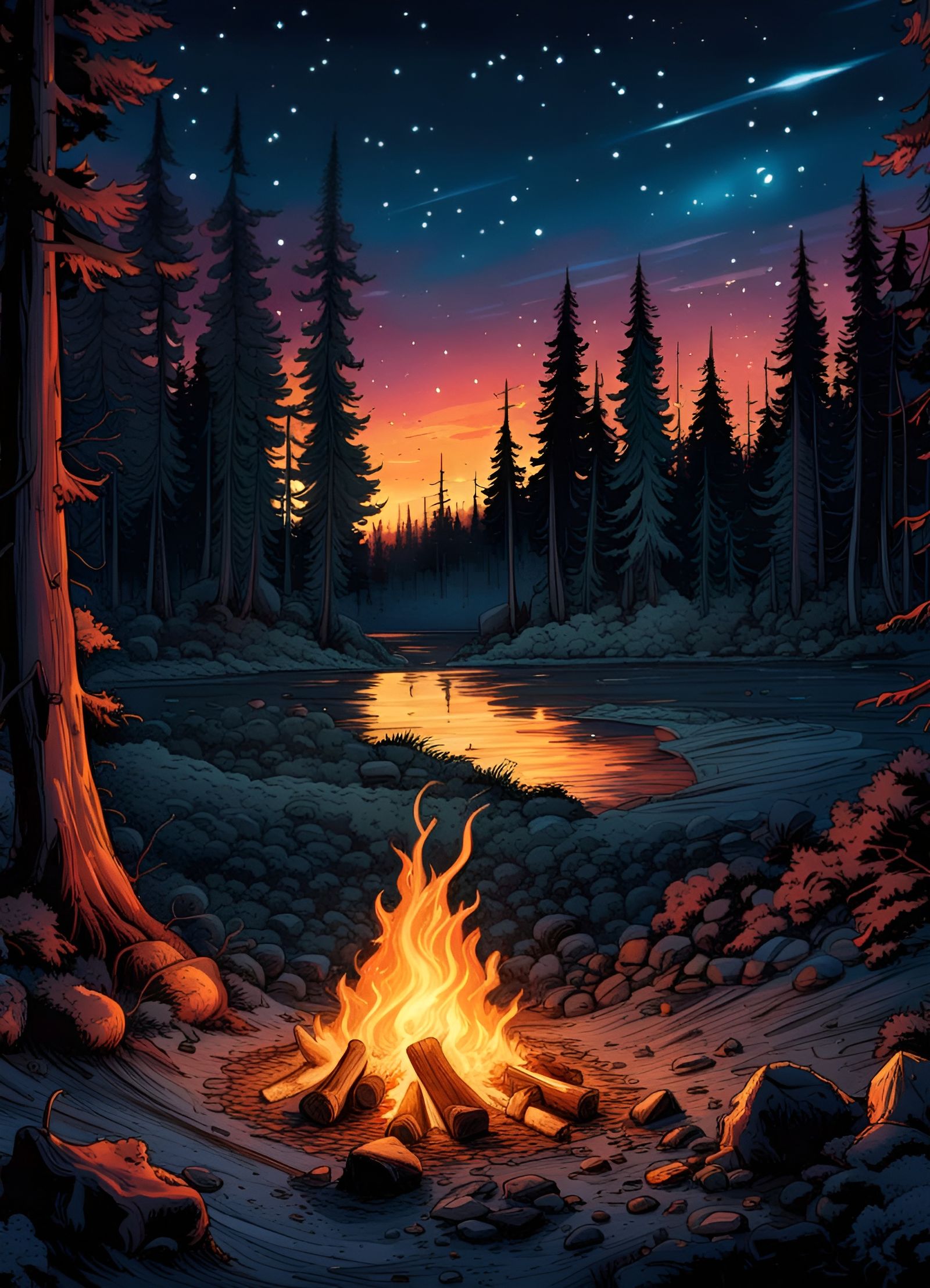 Astral Evening  by @Nodzius