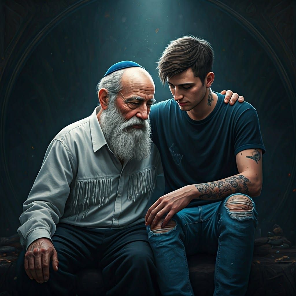 Unlikely Friends: Ultra-Orthodox Man and Secular Youth