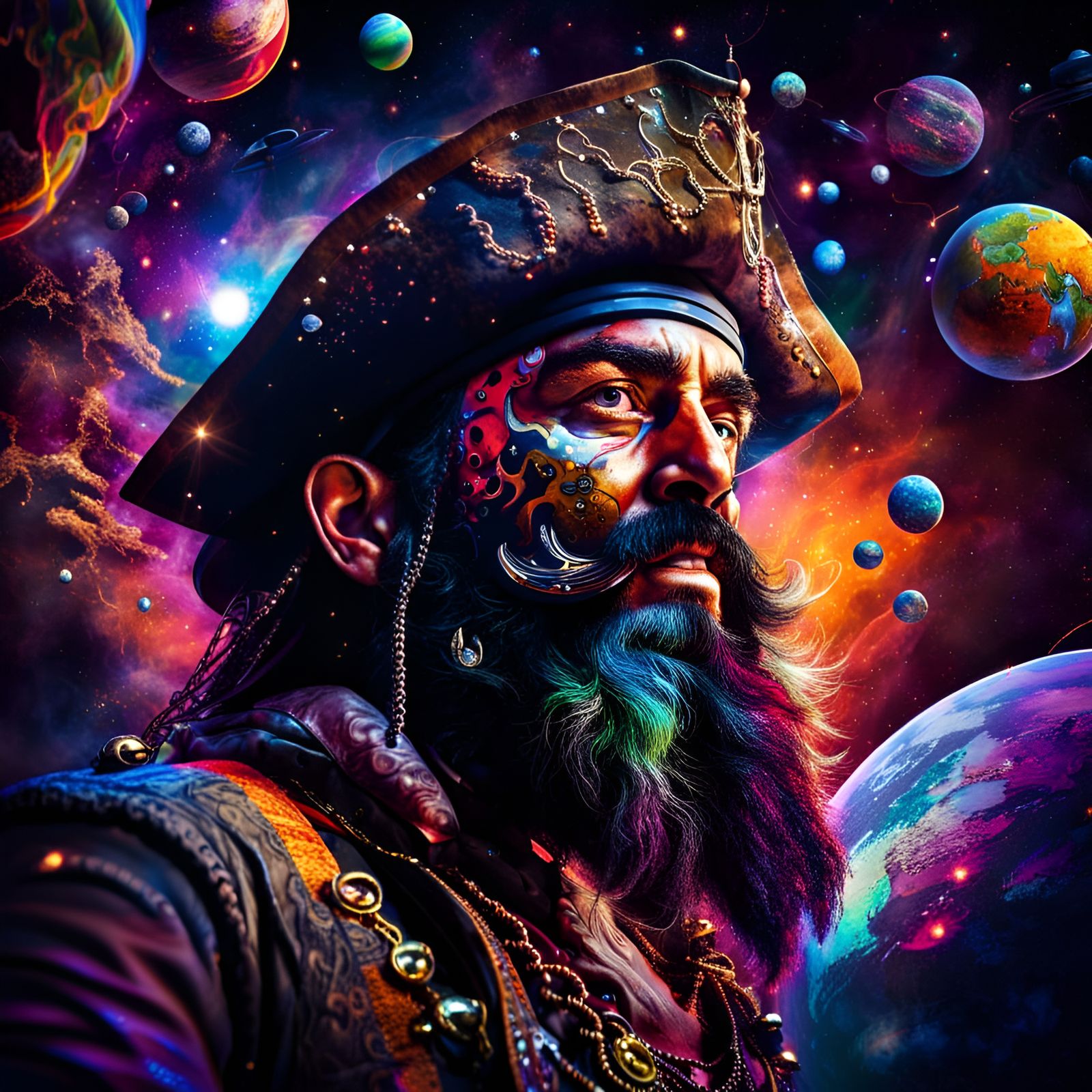 Steampunk Pirate Captain! - AI Generated Artwork - NightCafe Creator