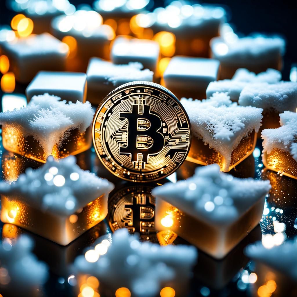 Bitcoins stored in cold storage AI Generated Artwork NightCafe Creator