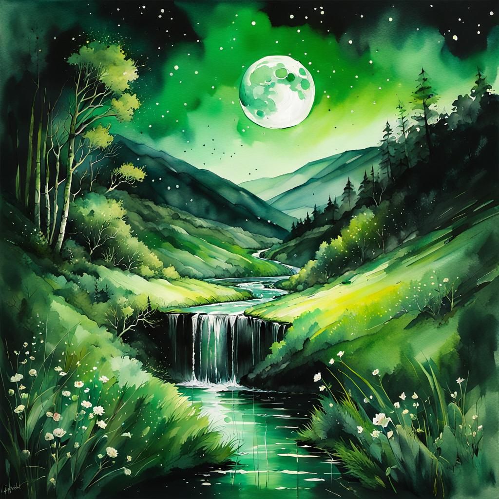 Green Is Greater  by @Kitty Blacksmith