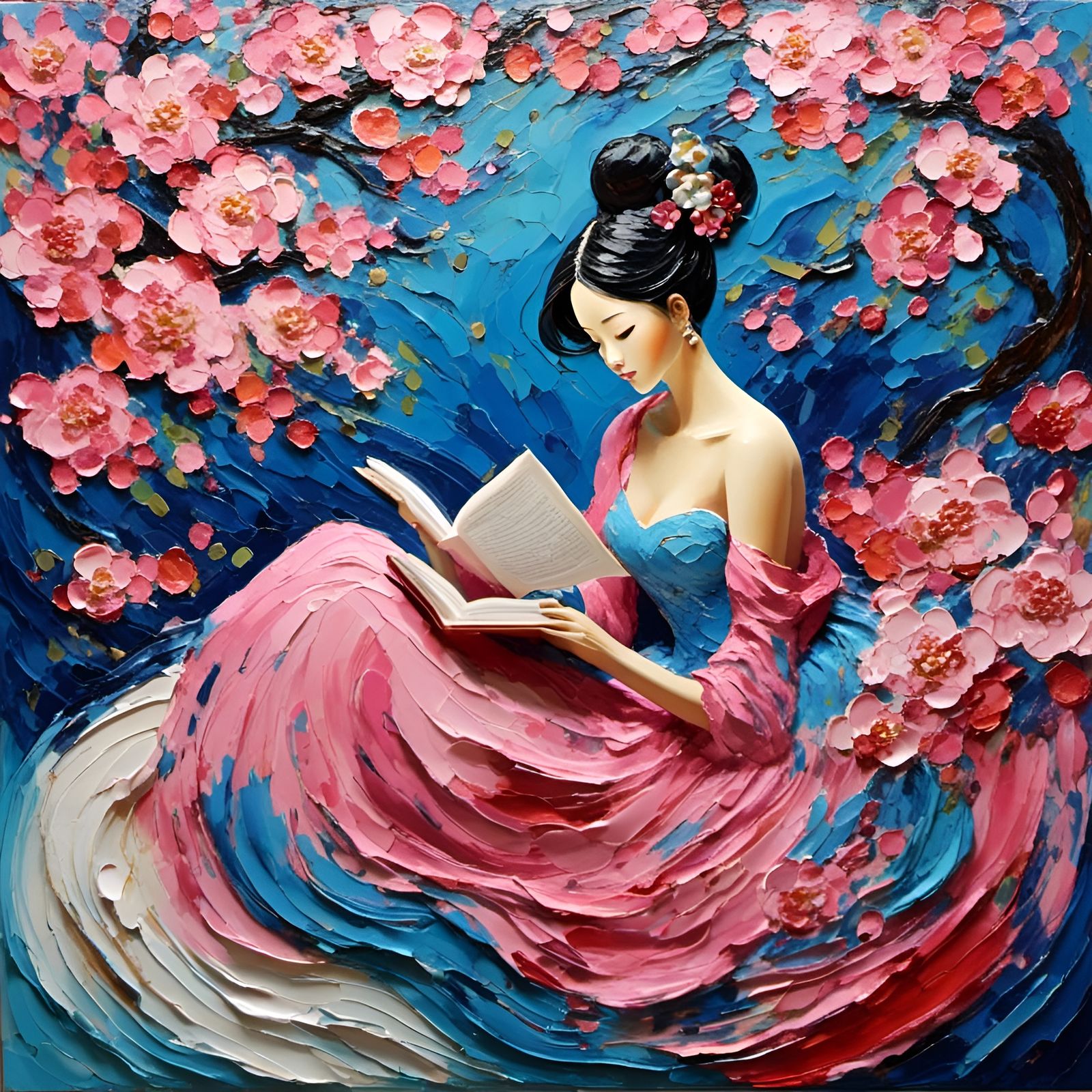 A Young Woman Reading
