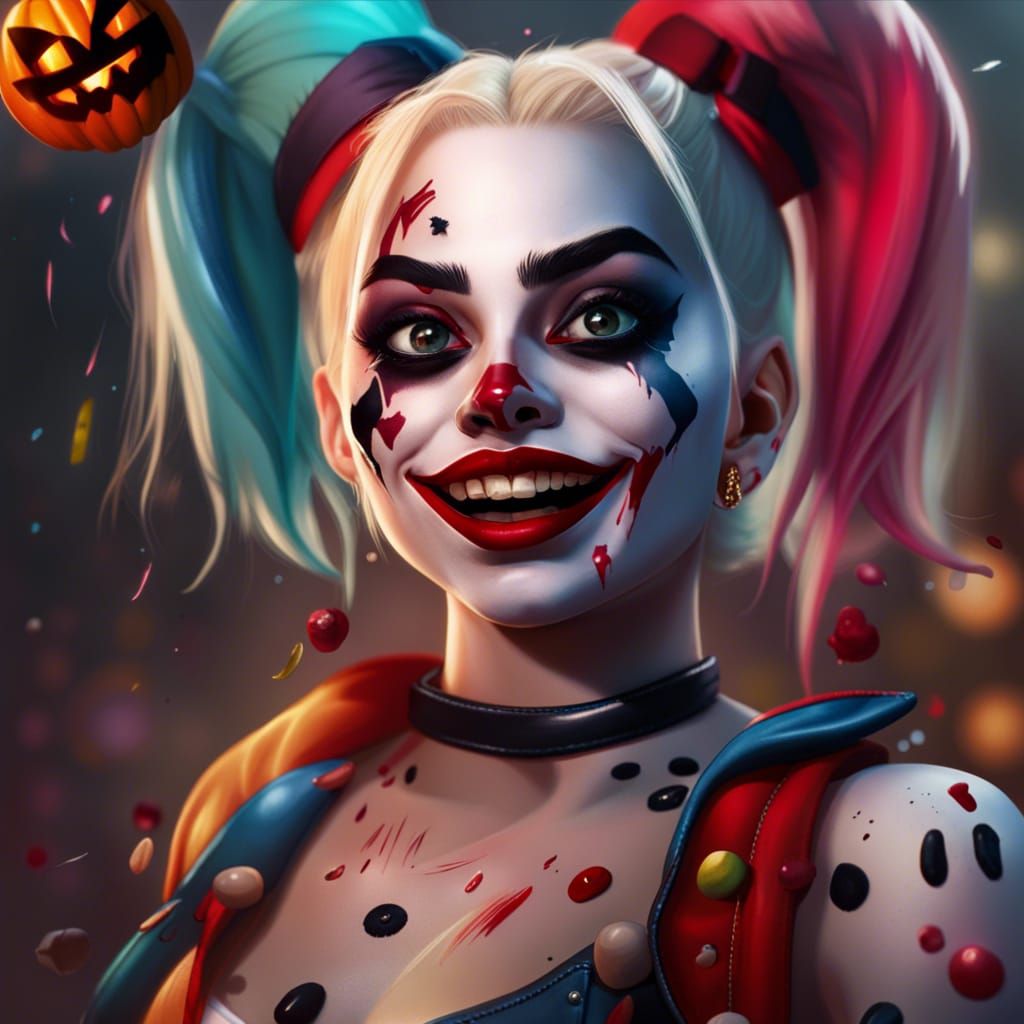 harley quinn - AI Generated Artwork - NightCafe Creator