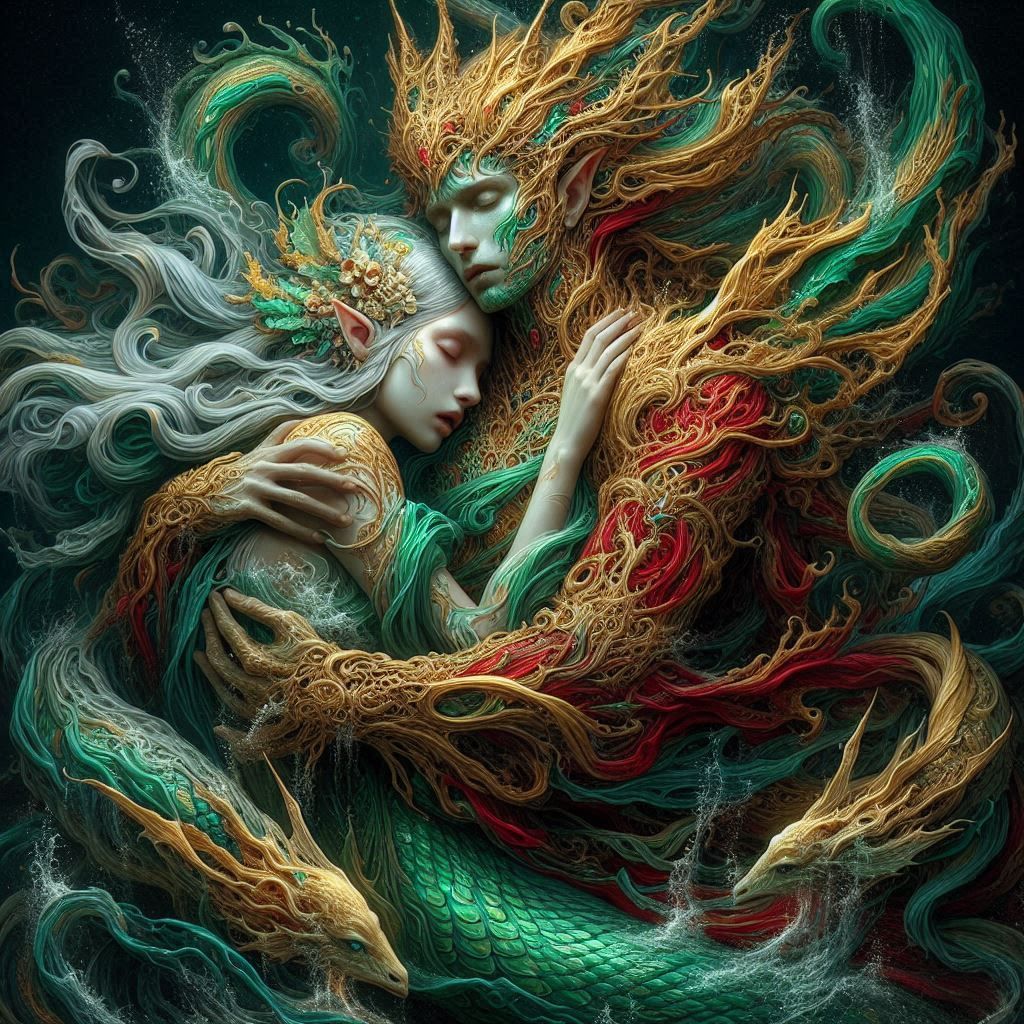Mermaid and Elf king