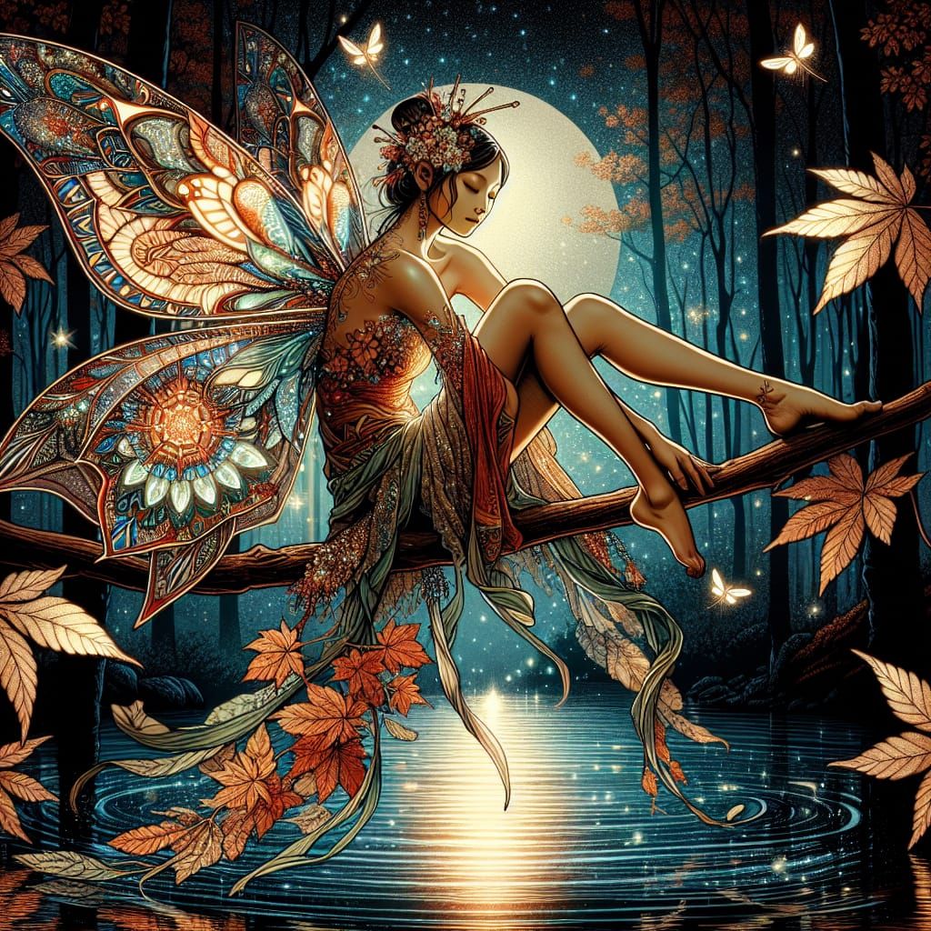 A  fairy for all seasons:  Enchanted autumn 6