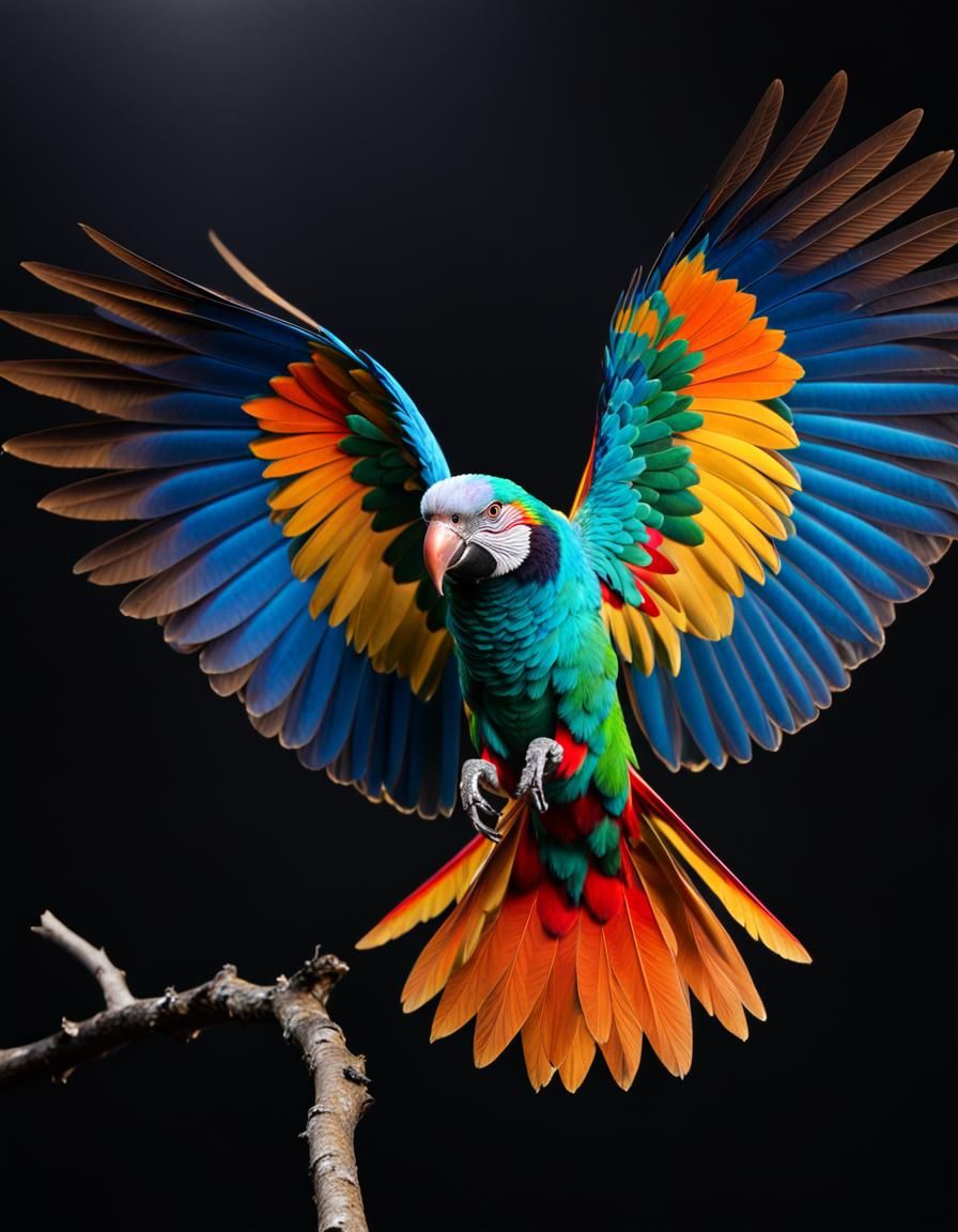 A breathtaking Brazilian Ara  by @Crashenti01