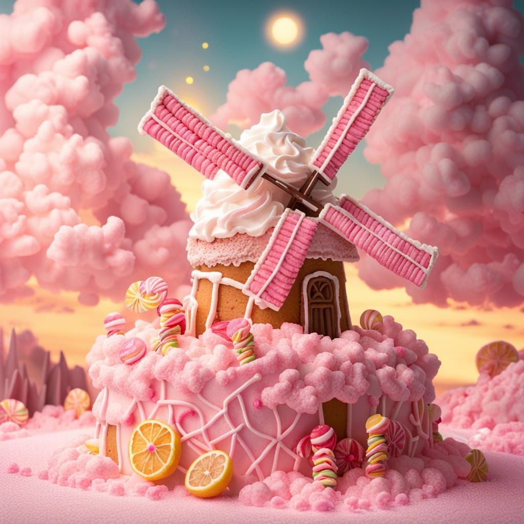 Candy windmill  by @DreamsAndShadows