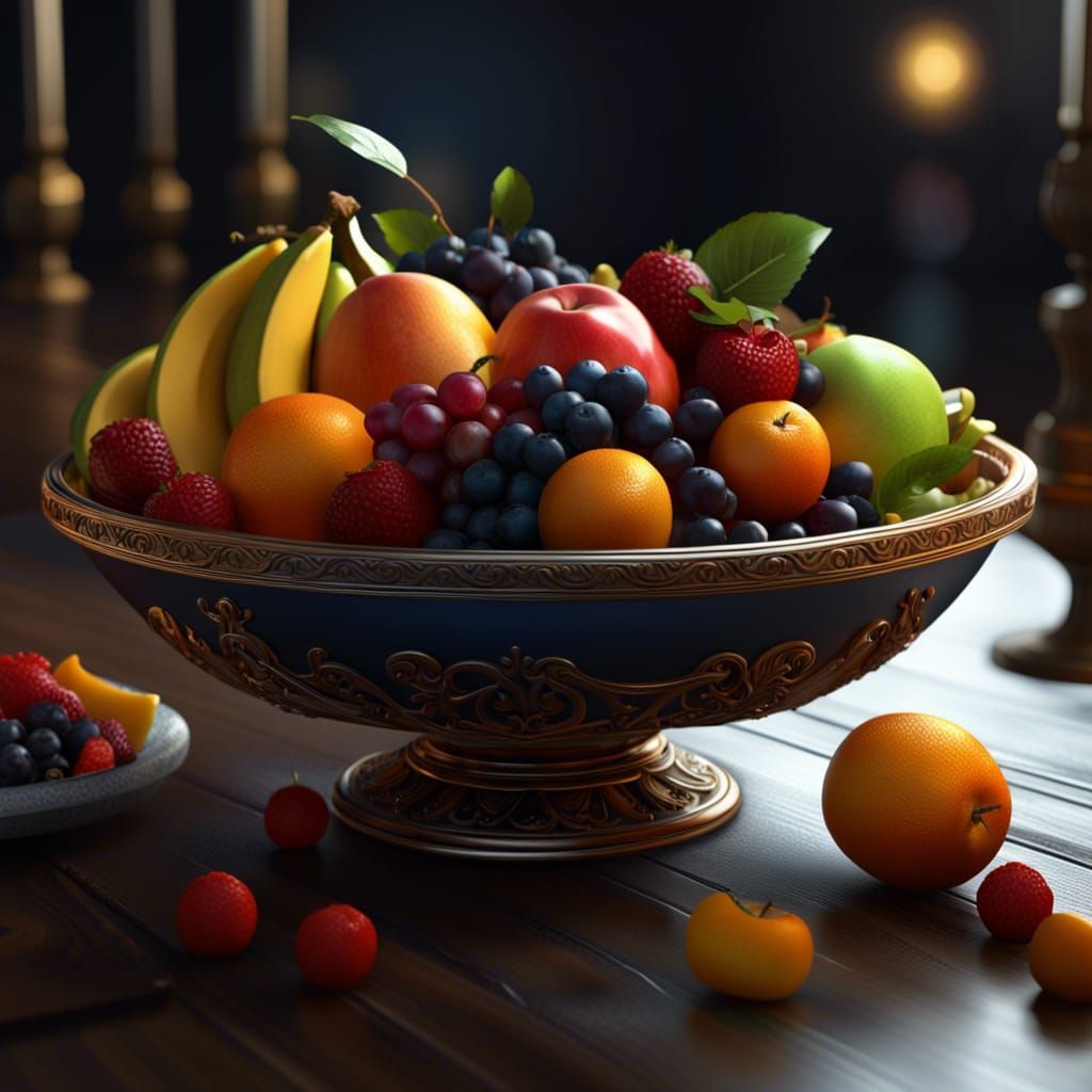 Fruit Bowl - AI Generated Artwork - NightCafe Creator