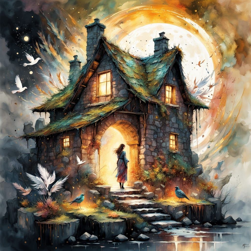 The Storyteller’s Cottage  by @Kalpine