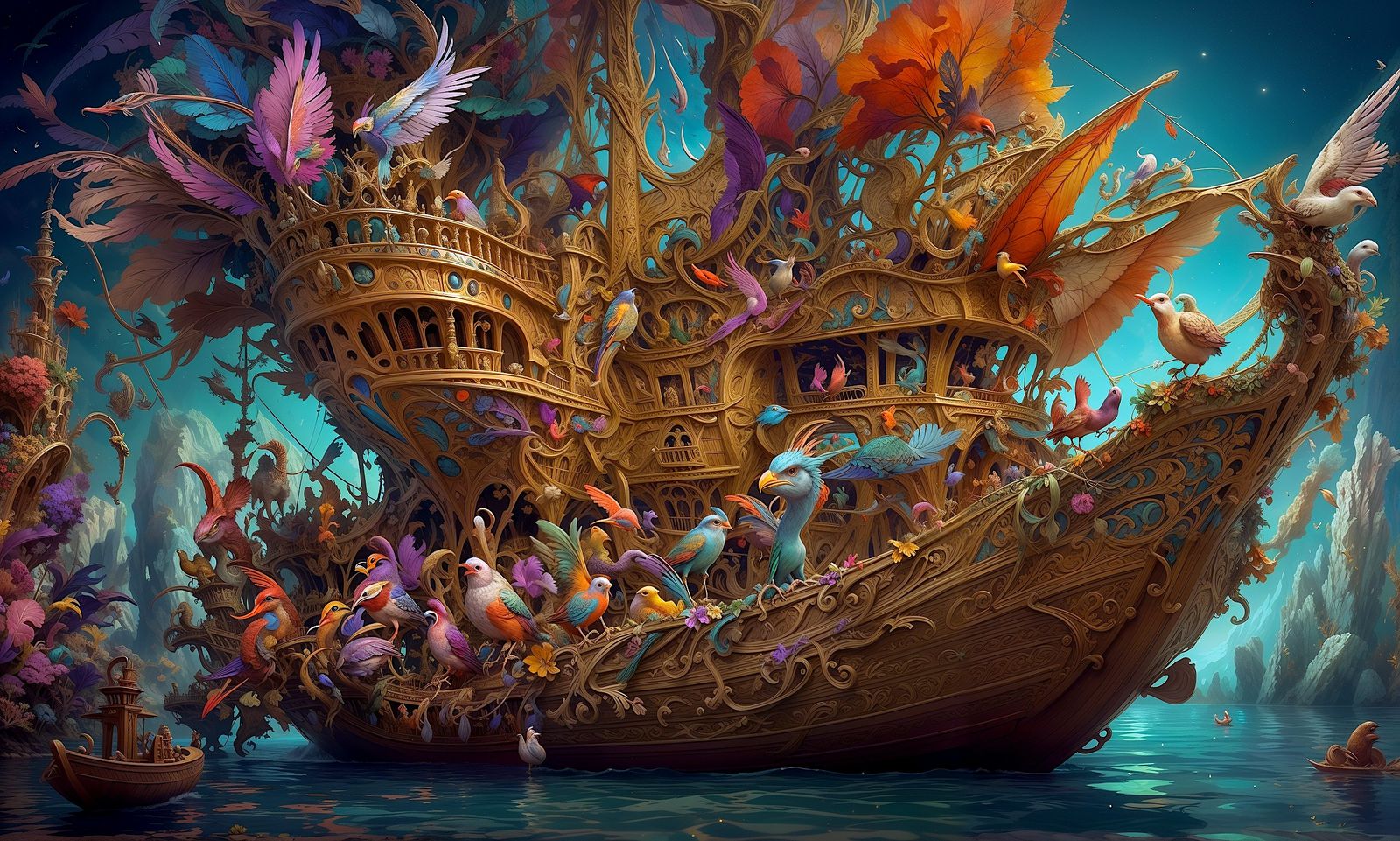 The ship of the fool birds - Bizarre Variations #18