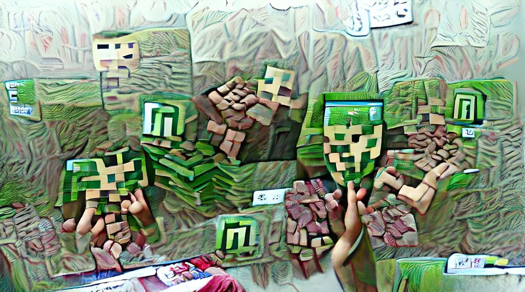 Minecraft ai generated artwork nightcafe creator
