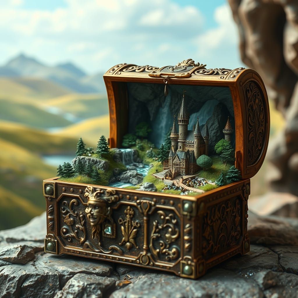 Treasure chest  by @JuliaMarDi