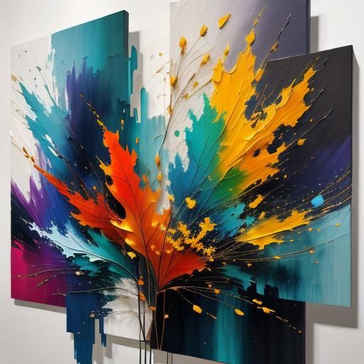 <lora:botanical-floral V1:0.8> abstract modern contemporary art