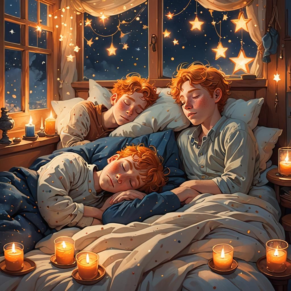 Ginger Brothers Dream in a Whimsical Fantasy Room