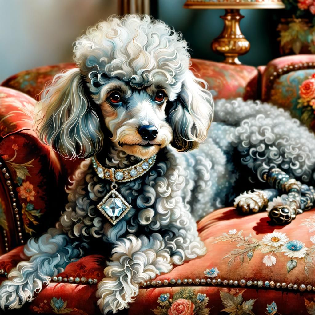 Poodle  by @Just Me