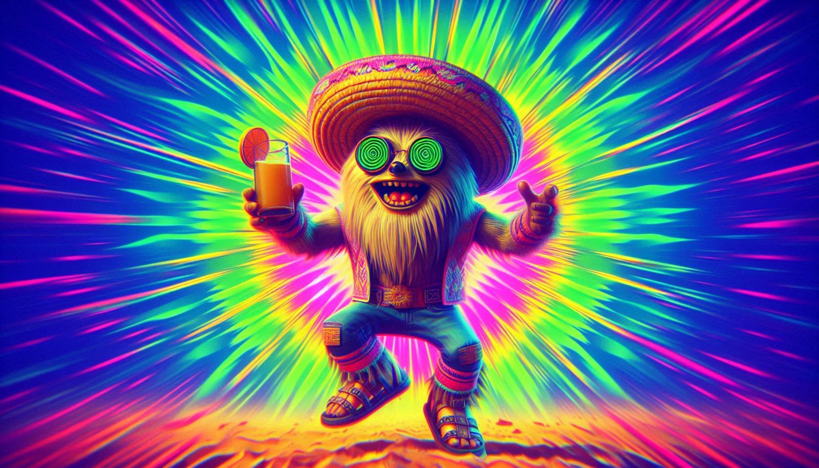 hippy werewolf beachcomber