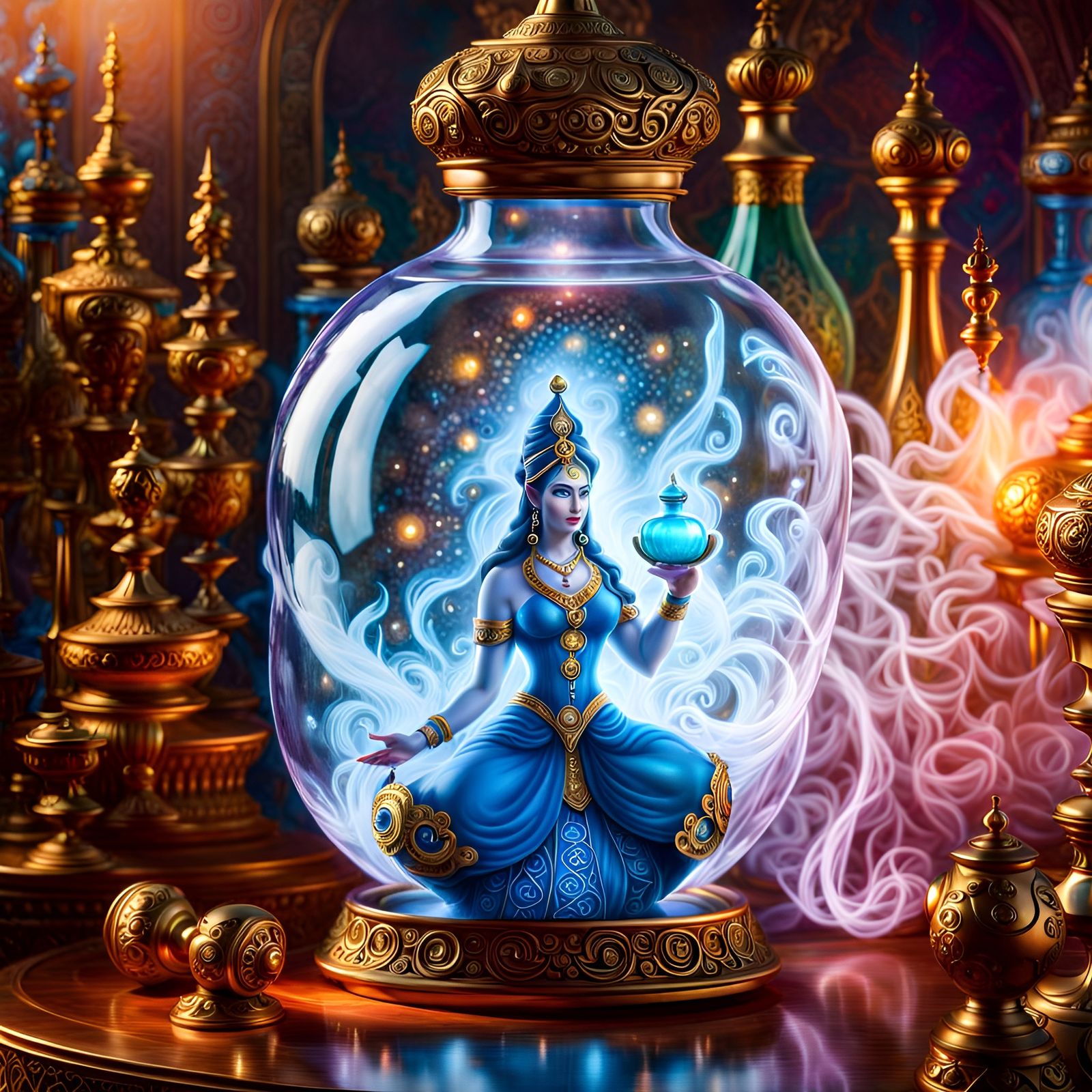 Genie In a Bottle  by @JenniferG