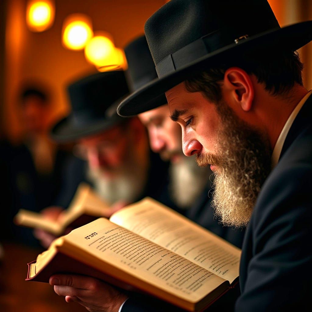Hasidic Jews in Study