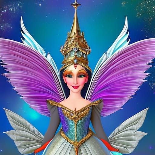 Lantana, the Fairy Princess - AI Generated Artwork - NightCafe Creator