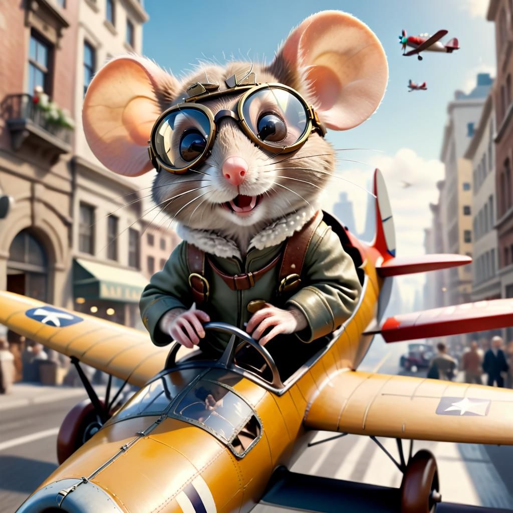 Stunt plane mouse  by @Kalpine