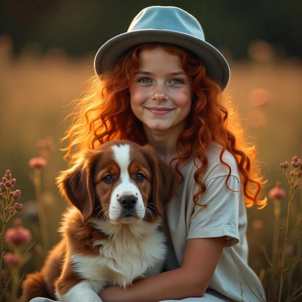 Lizza and Sparky😁🐶