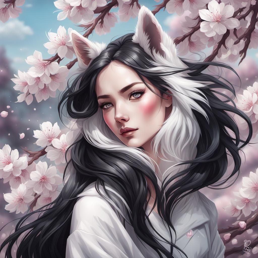 The wolf girl - AI Generated Artwork - NightCafe Creator