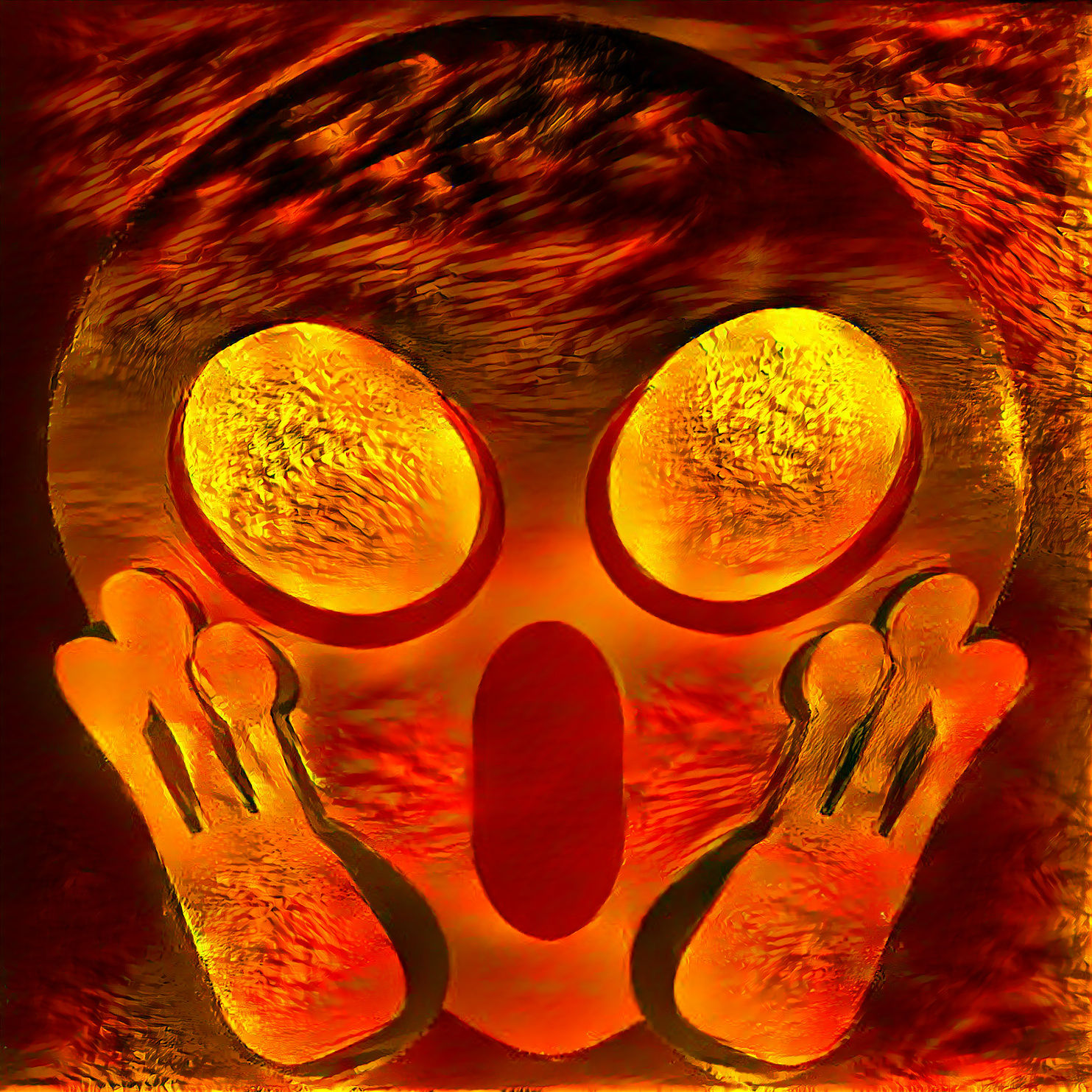 Alien Screaming Fire