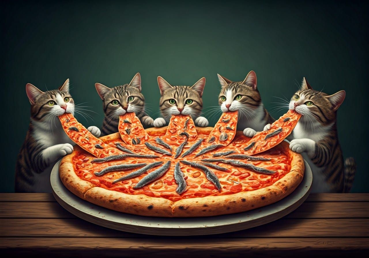 Pizza with Anchovies 