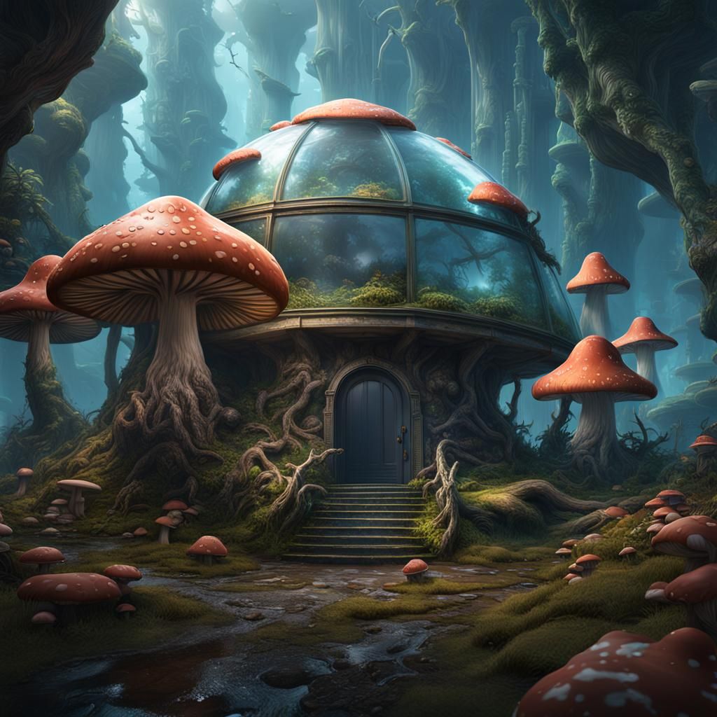 Mushroom biodome