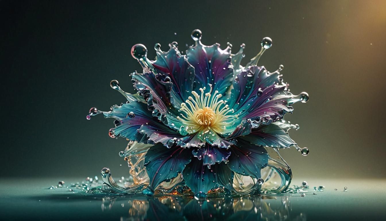 A Splatter into Flower