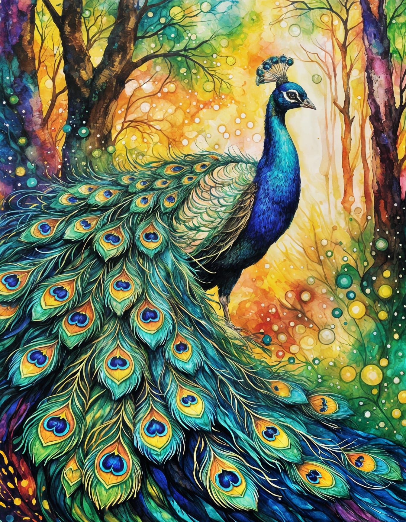 Majestic 🦚   by @Ishya