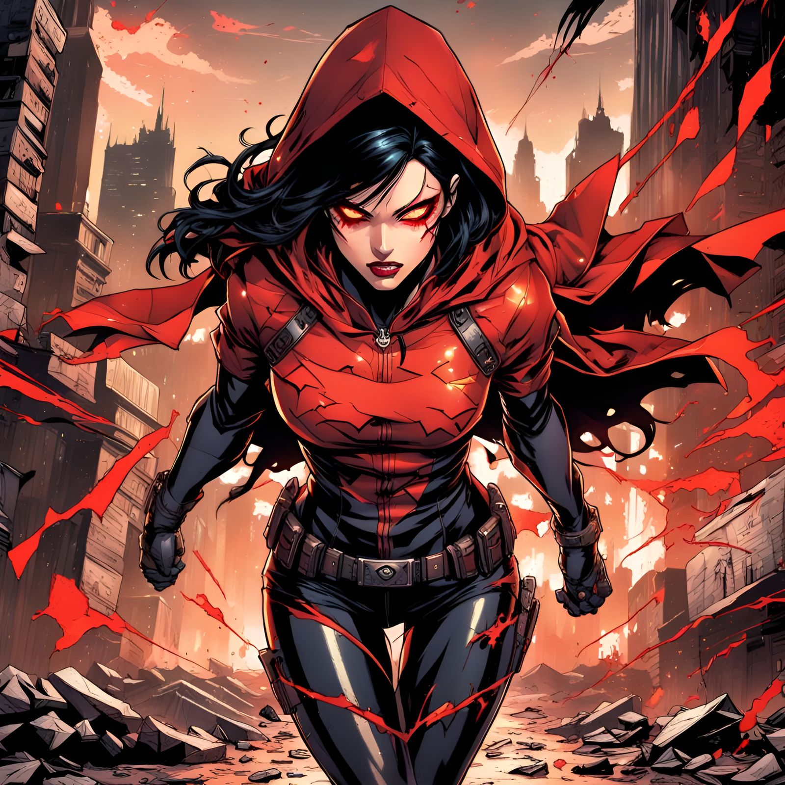 Crimson Rage  by @LazerDude