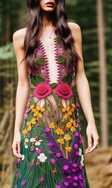 beautiful woman nice face with long hair in motion in surrea...