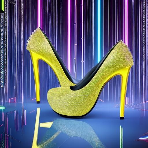 2022 New Bright Yellow Handmade Suede Pearl High Heels Crystal Diamonds  Pointed Toe Gentle Noble Elegant Ladies High Heels - Pumps - AliExpress