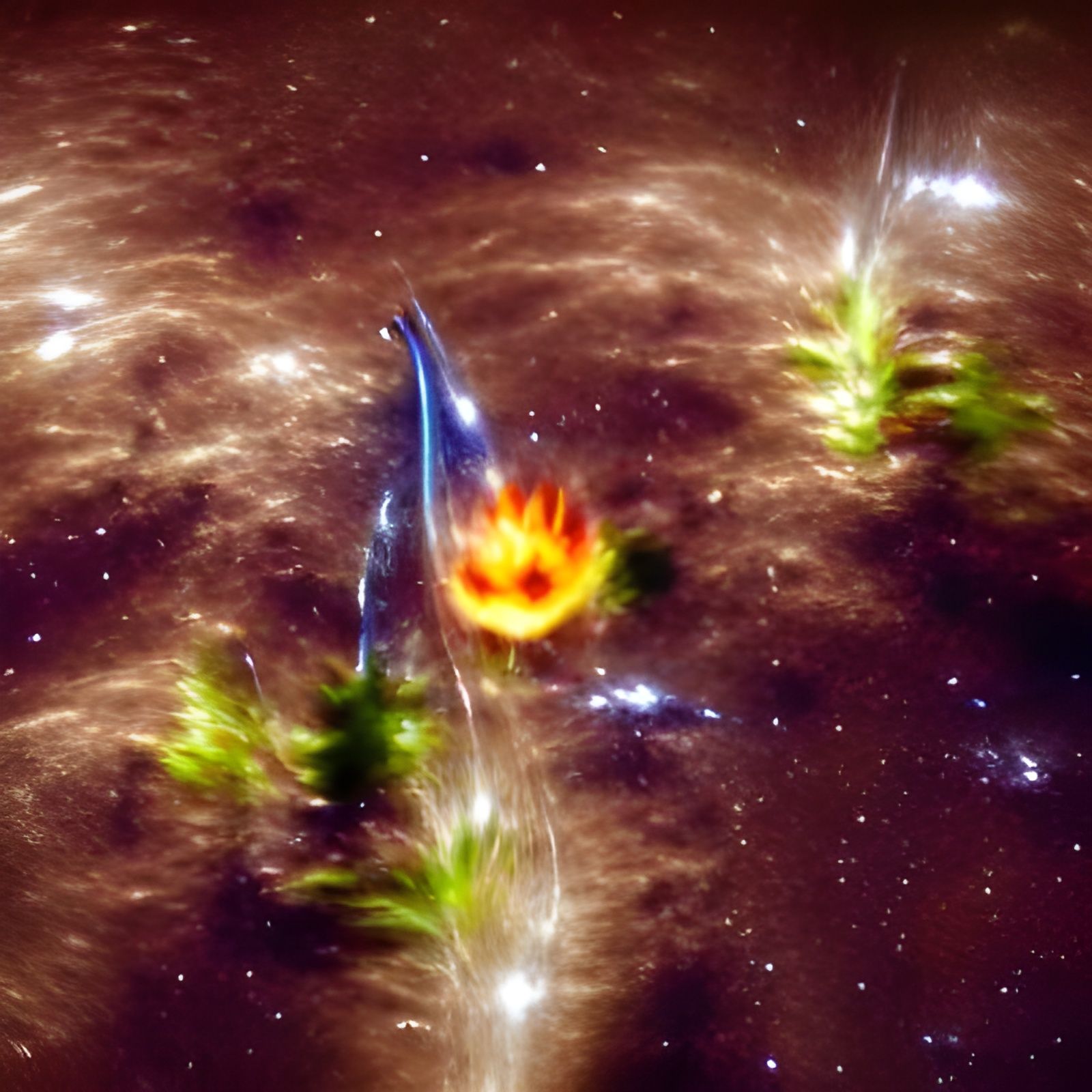 explodes pulsar stars in the space 8K