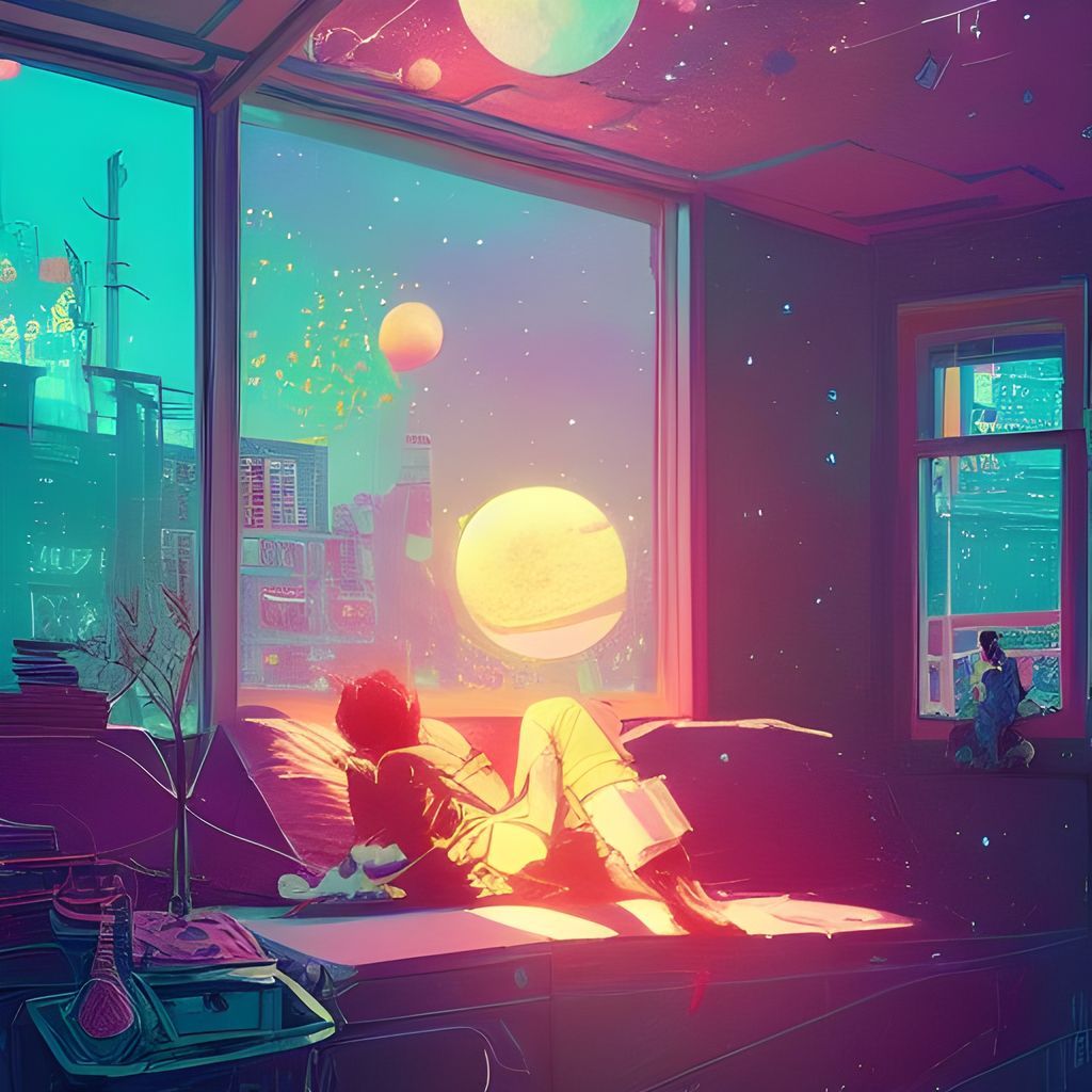 lazy space (remake with the creative upscale)
