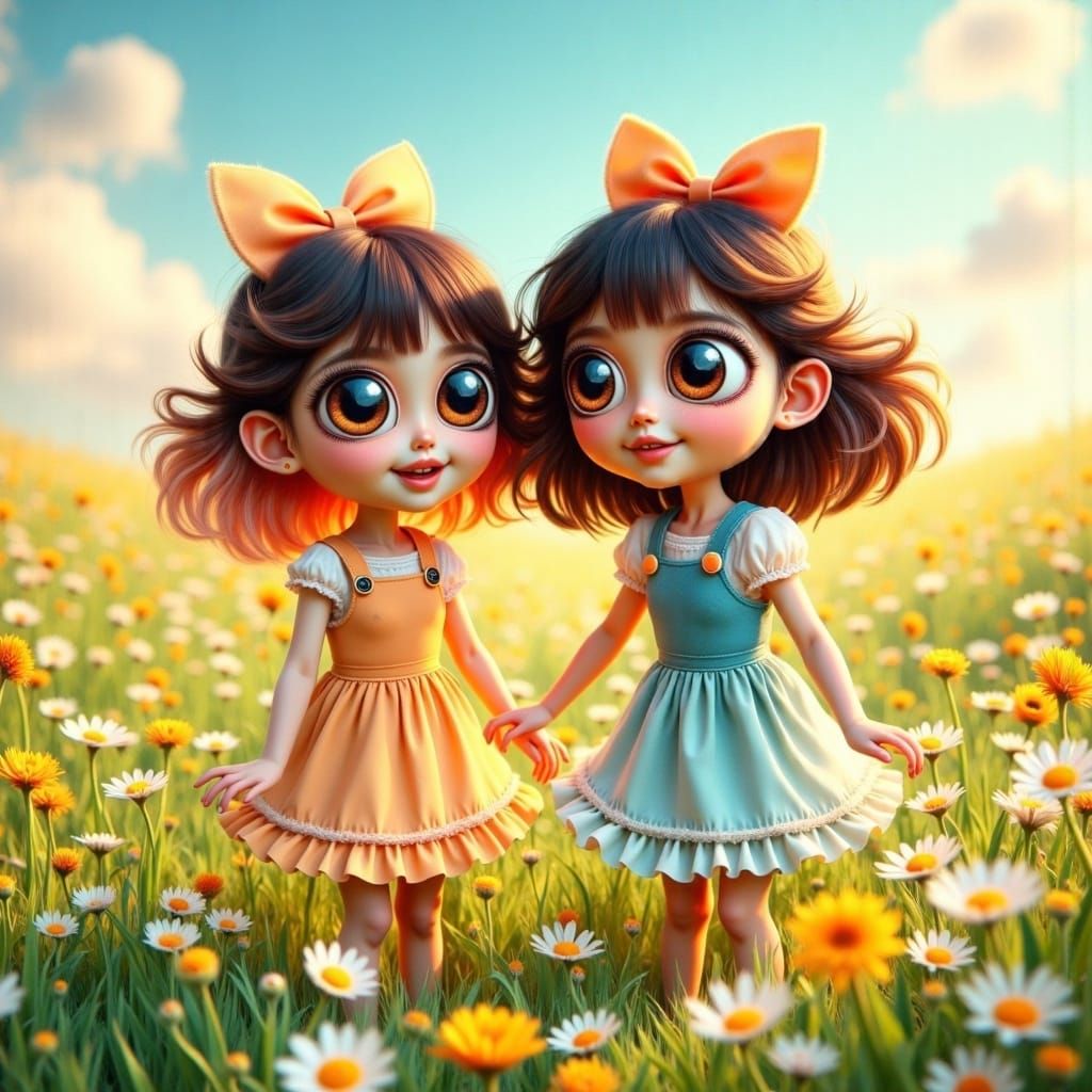 <lora:Abyssal Eclipse Eyes:1.0> cute girls 