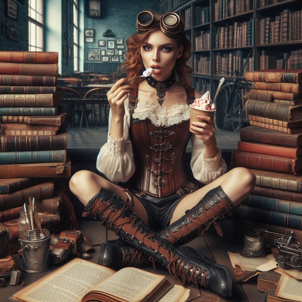 Icecream in the library