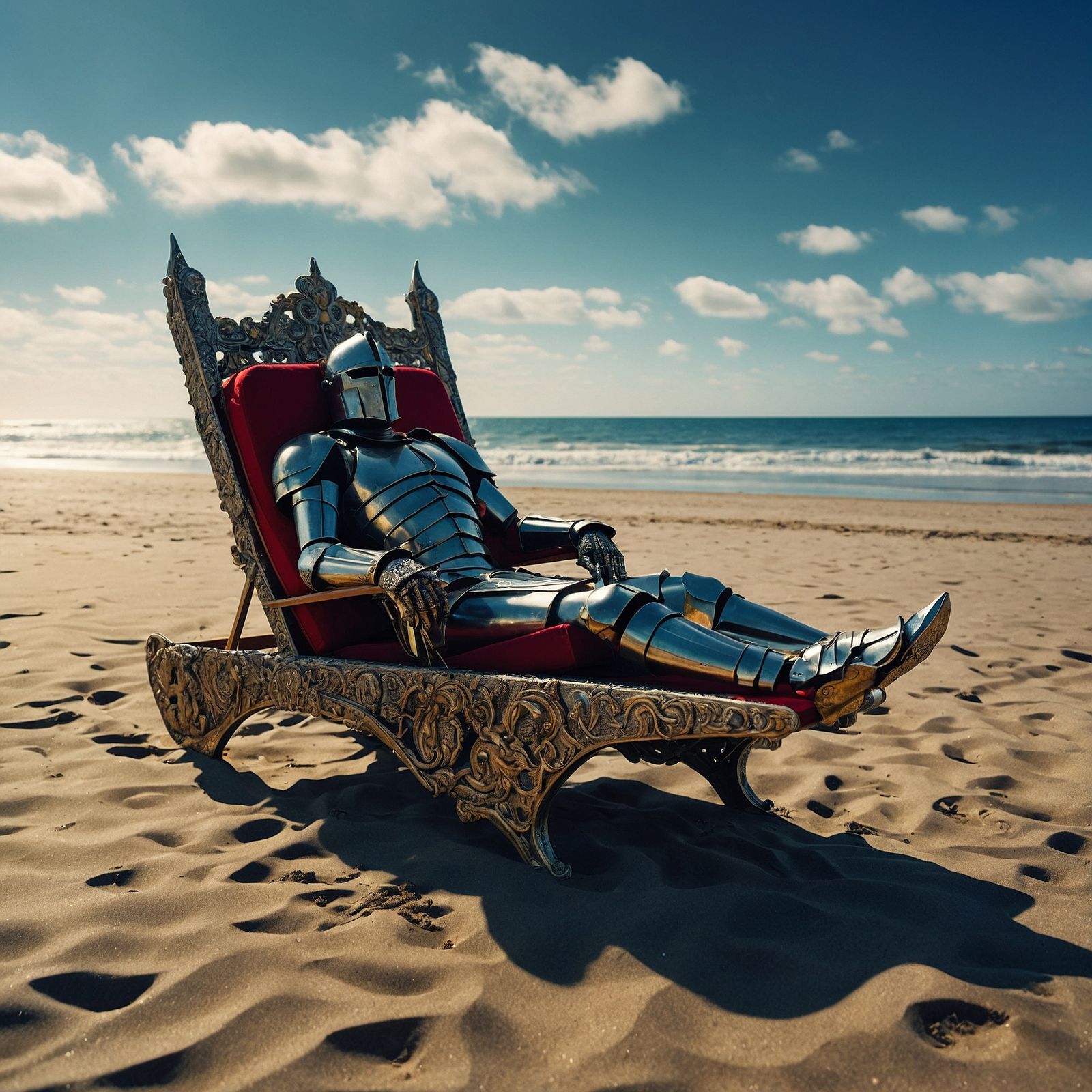 Knight on the beach (Uploaded)
