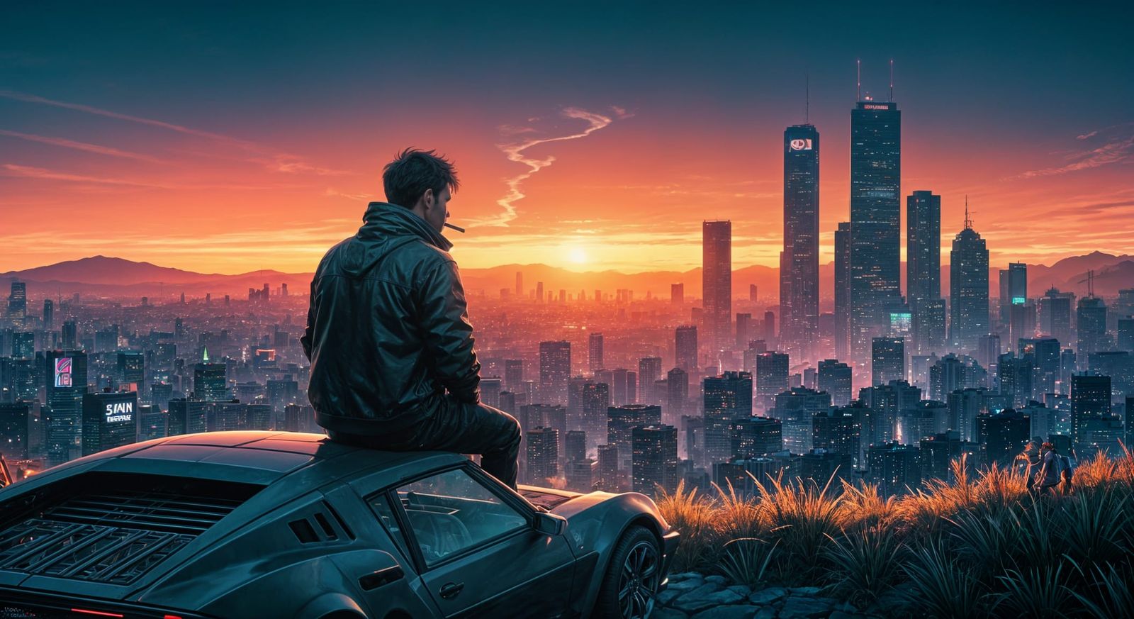 Viewpoint sunset  by @BM