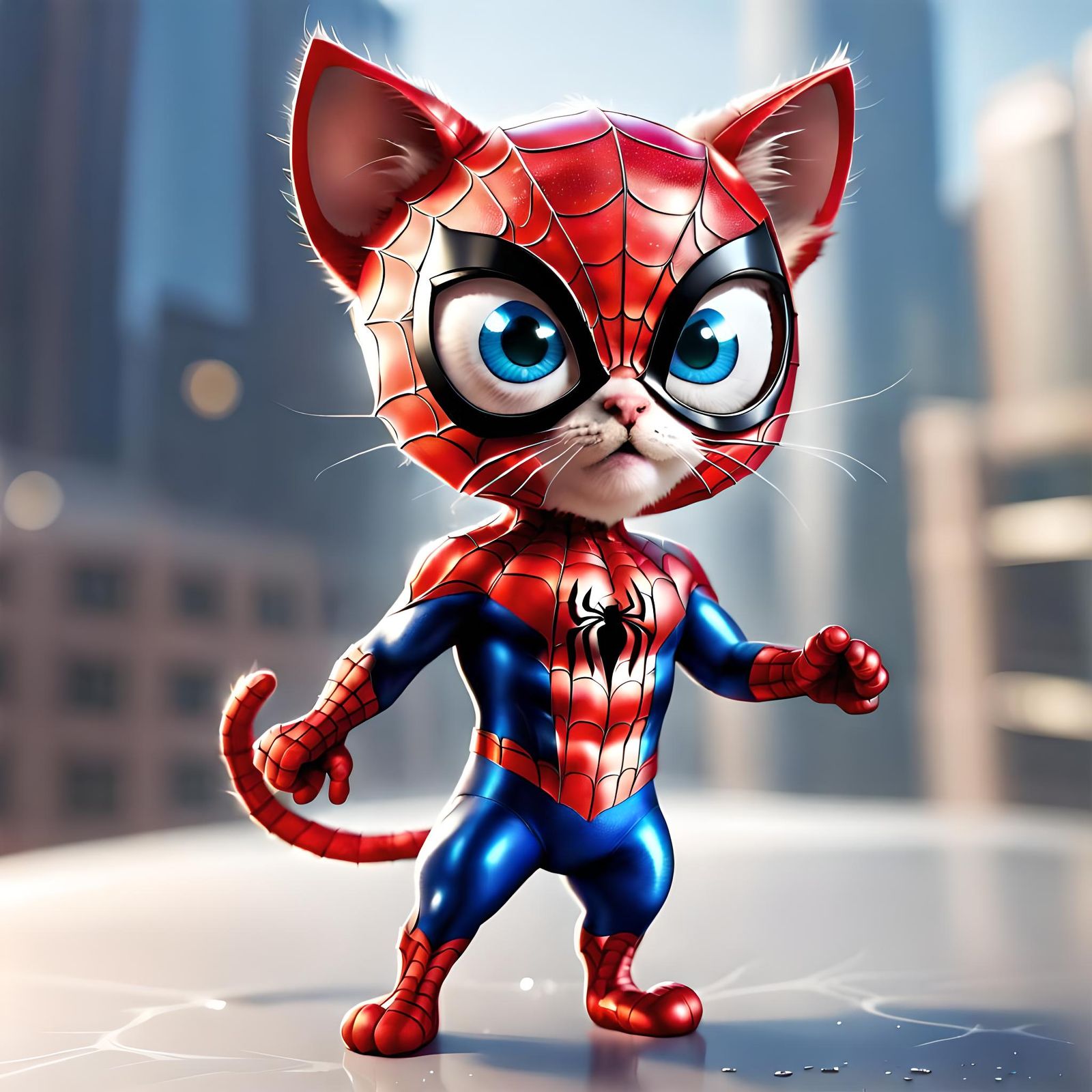 Spidercat to the rescue  by @Chirminth