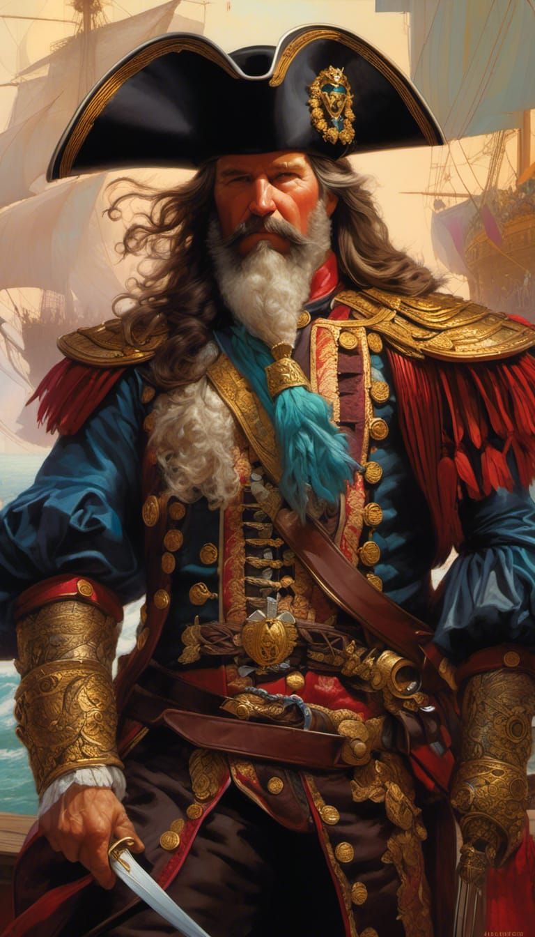 The Big Captain Blackbeard (S1+S3) AI Generated Artwork NightCafe