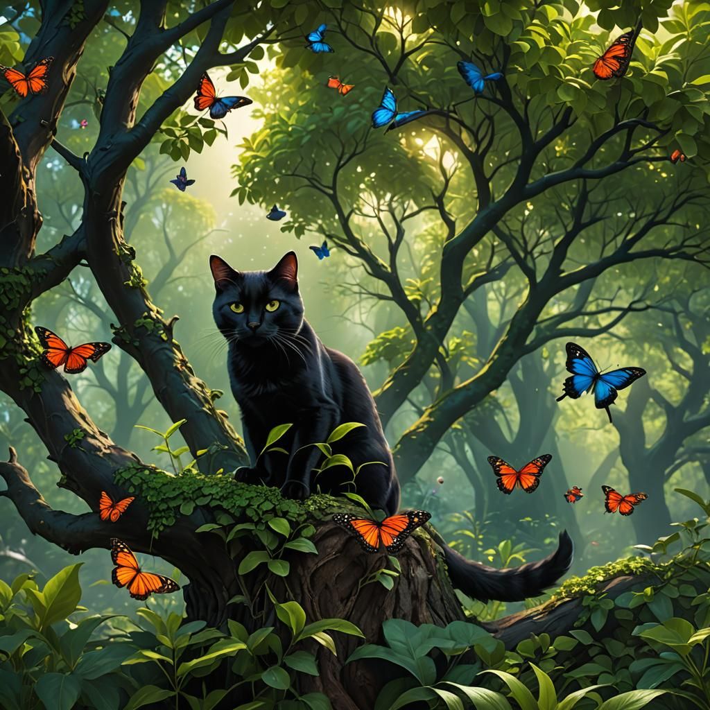 black cat